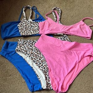 Aerie bikini bundle - L tops, XL bottoms